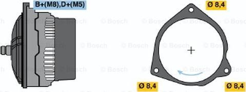 BOSCH 0 123 105 002 - Ģenerators ps1.lv