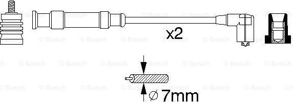 BOSCH 0 356 912 805 - Augstsprieguma vadu komplekts ps1.lv