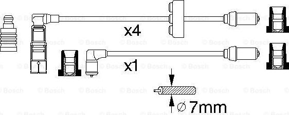 BOSCH 0 356 912 828 - Augstsprieguma vadu komplekts ps1.lv