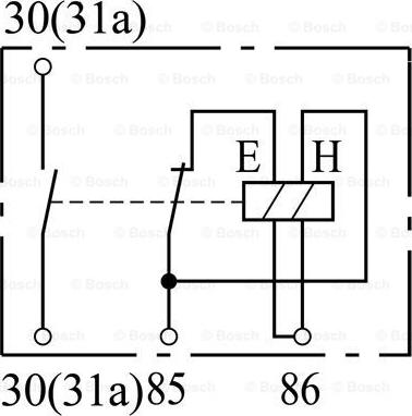 BOSCH 0 333 301 010 - Akumulatoru baterijas relejs ps1.lv