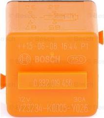 BOSCH 0 332 019 456 - Relejs, Darba strāva ps1.lv