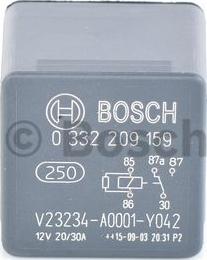 BOSCH 0 332 209 159 - Relejs, Darba strāva ps1.lv