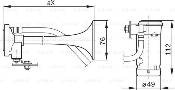 BOSCH 0 328 006 002 - Skaņas signāls ps1.lv