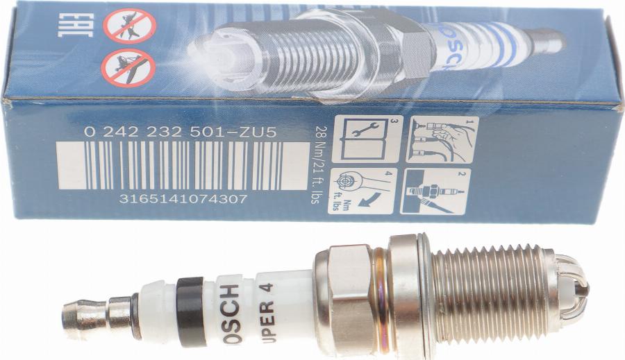 BOSCH 0 242 232 501 - Aizdedzes svece ps1.lv