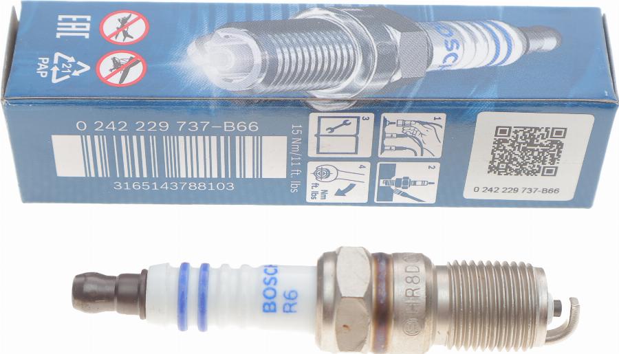 BOSCH 0 242 229 737 - Aizdedzes svece ps1.lv