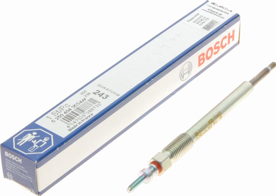 BOSCH 0 250 404 003 - Kvēlsvece ps1.lv