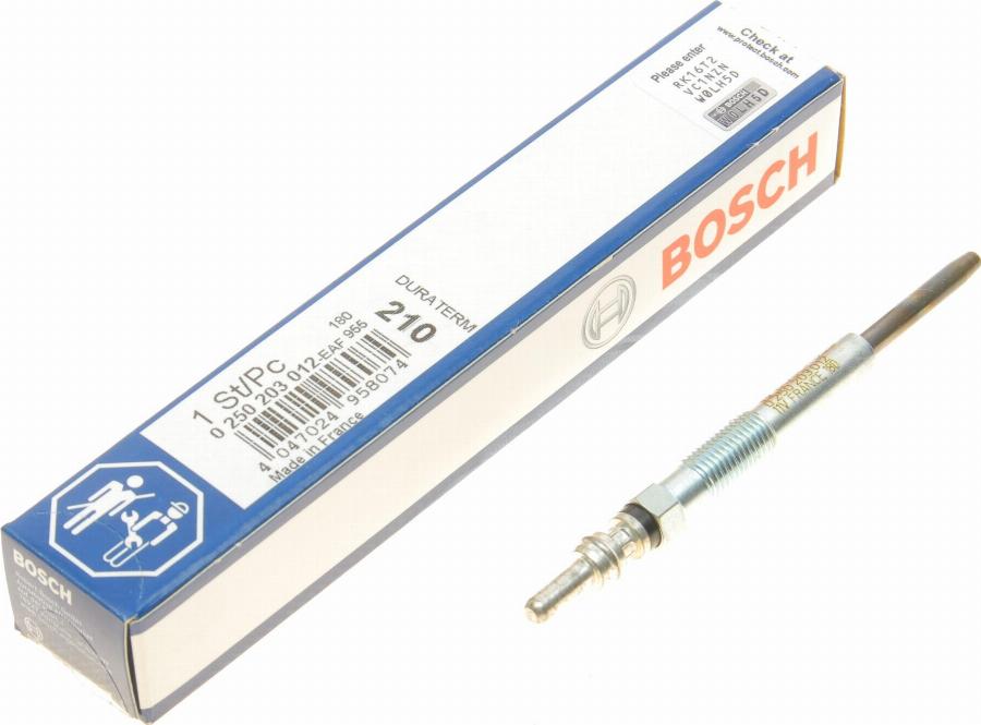 BOSCH 0 250 203 012 - Kvēlsvece ps1.lv