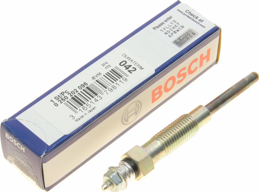 BOSCH 0 250 202 096 - Kvēlsvece ps1.lv