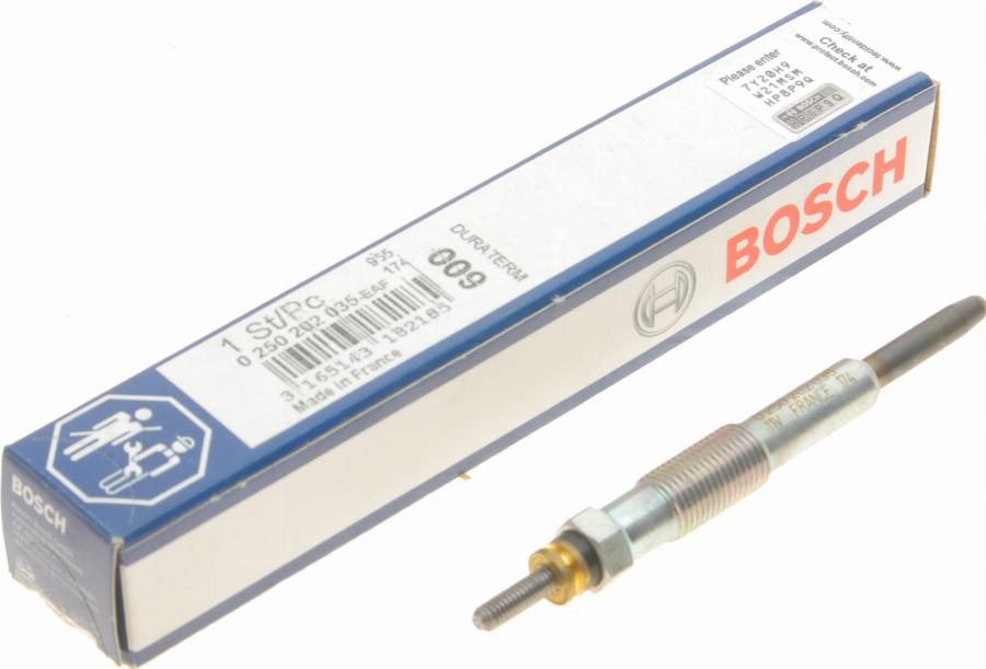 BOSCH 0 250 202 035 - Kvēlsvece ps1.lv