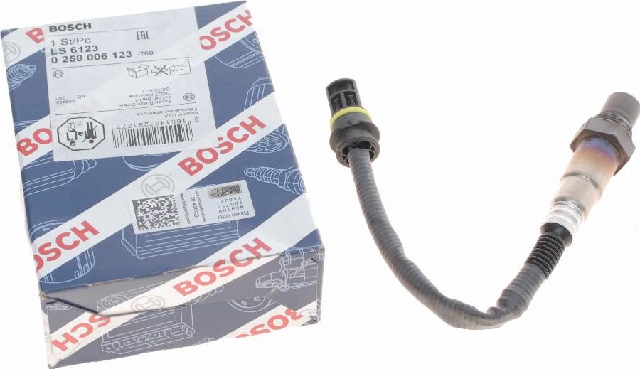 BOSCH 0 258 006 123 - Lambda zonde ps1.lv