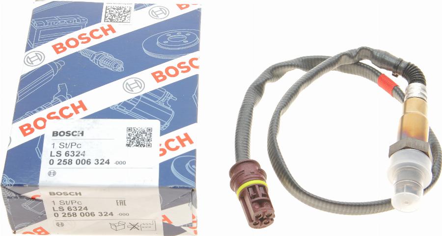 BOSCH 0 258 006 324 - Lambda zonde ps1.lv