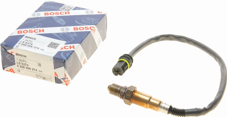 BOSCH 0 258 006 274 - Lambda zonde ps1.lv