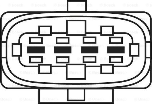 BOSCH 0 258 006 758 - Lambda zonde ps1.lv