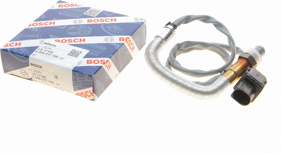 BOSCH 0 258 017 100 - Lambda zonde ps1.lv