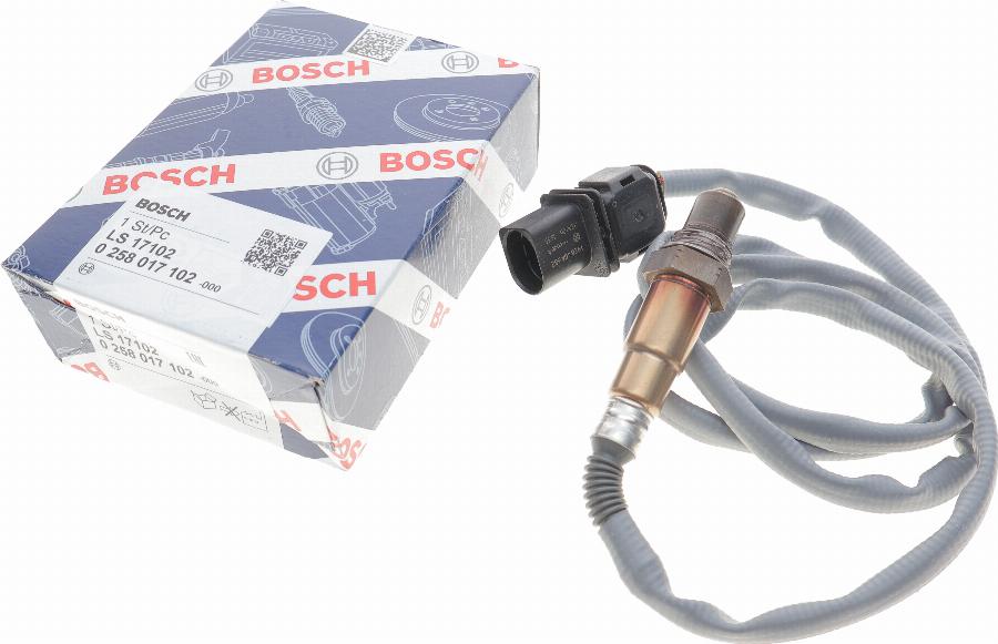 BOSCH 0 258 017 102 - Lambda zonde ps1.lv