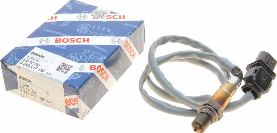 BOSCH 0 258 017 124 - Lambda zonde ps1.lv