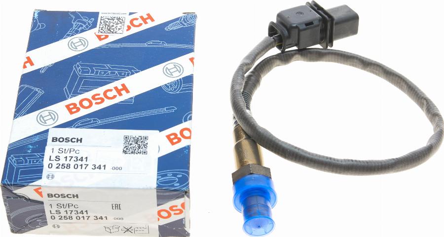 BOSCH 0 258 017 341 - Lambda zonde ps1.lv