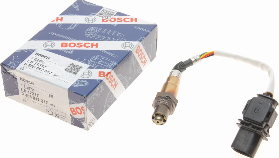 BOSCH 0 258 017 317 - Lambda zonde ps1.lv