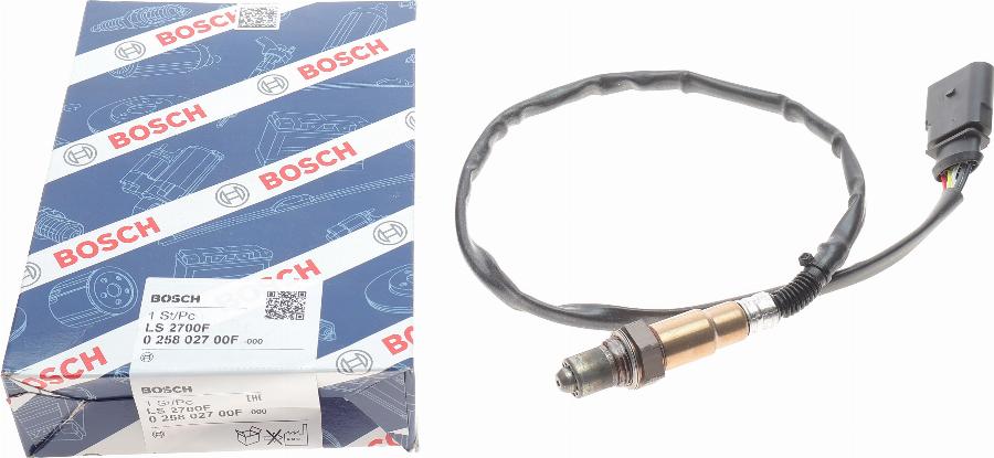 BOSCH 0 258 027 00F - Lambda zonde ps1.lv