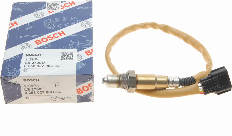 BOSCH 0 258 027 00U - Lambda zonde ps1.lv