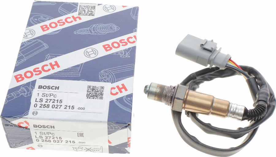 BOSCH 0 258 027 215 - Lambda zonde ps1.lv