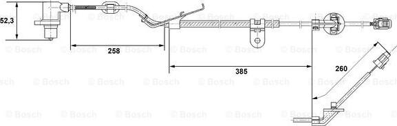 BOSCH 0 265 006 674 - Devējs, Riteņu griešanās ātrums ps1.lv