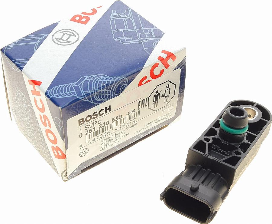 BOSCH 0 261 230 559 - Devējs, Pūtes spiediens ps1.lv