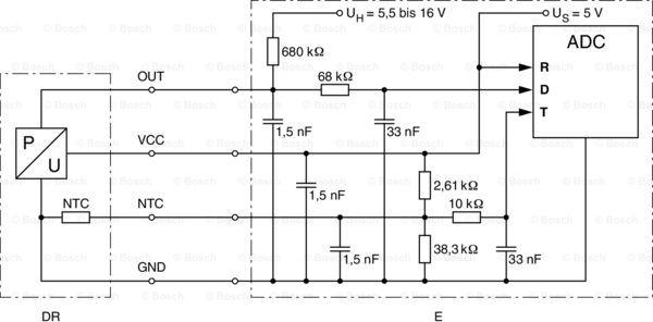 BOSCH 0 281 002 593 - Devējs, Pūtes spiediens ps1.lv