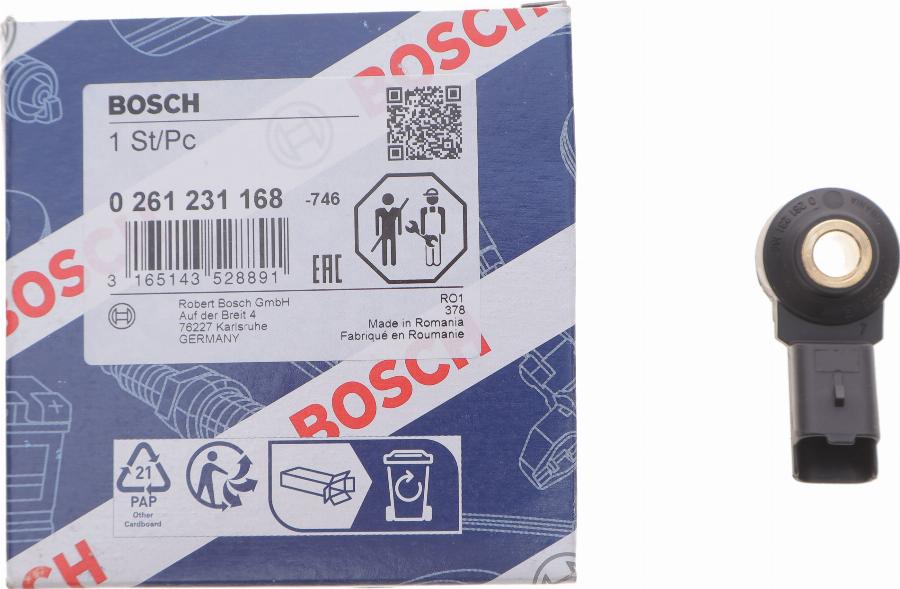 BOSCH 0 261 231 168 - Detonācijas devējs ps1.lv