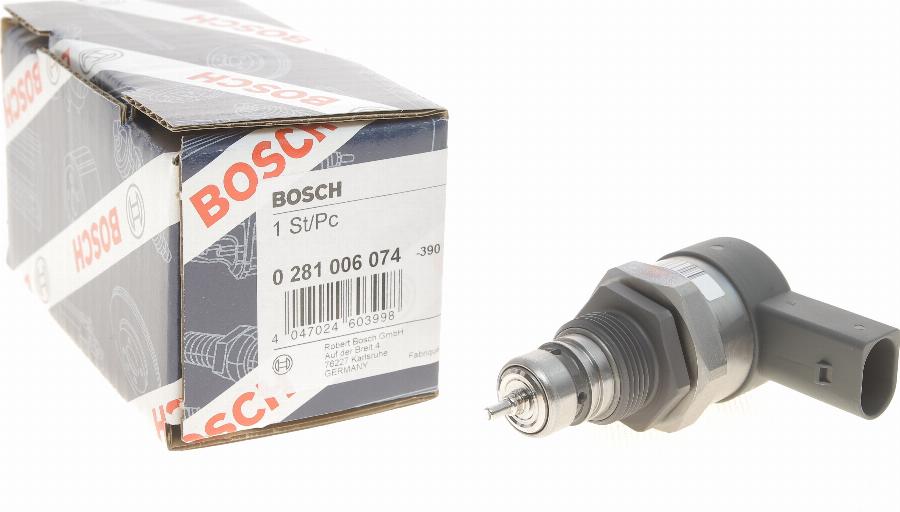 BOSCH 0 281 006 074 - Redukcijas vārsts, Common-Rail sistēma ps1.lv