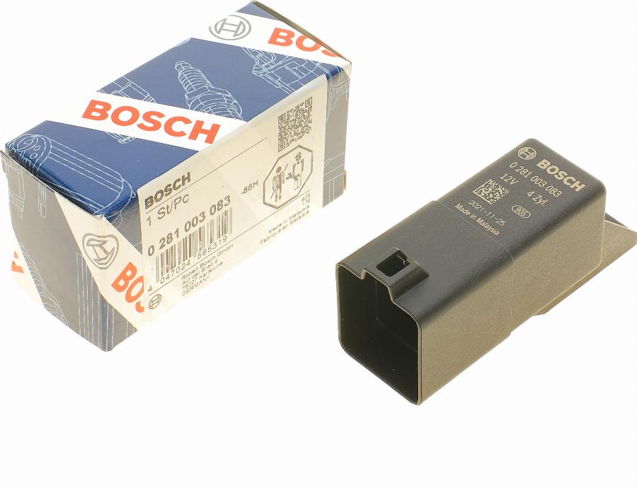 BOSCH 0 281 003 083 - Vadības bloks, Kvēlsveces darbības laiks ps1.lv