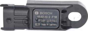 BOSCH 0 281 002 961 - Devējs, Pūtes spiediens ps1.lv