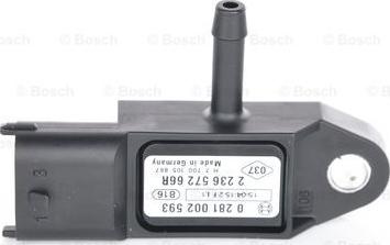 BOSCH 0 281 002 593 - Devējs, Pūtes spiediens ps1.lv