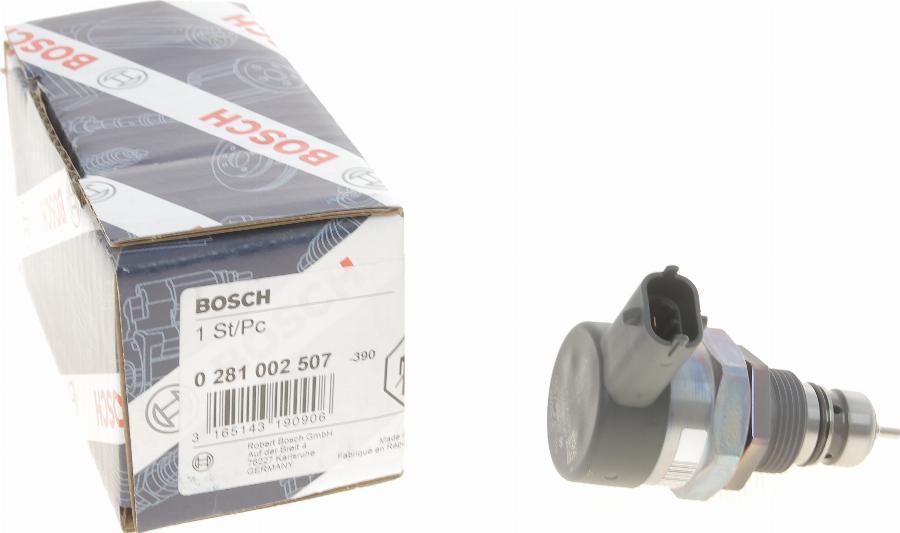 BOSCH 0 281 002 507 - Redukcijas vārsts, Common-Rail sistēma ps1.lv