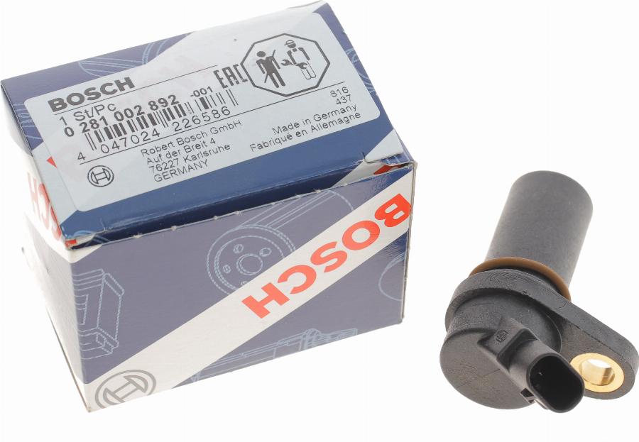 BOSCH 0 281 002 892 - Impulsu devējs, Kloķvārpsta ps1.lv