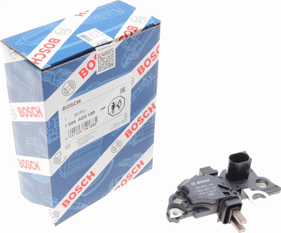 BOSCH 1 986 AE0 120 - Ģeneratora sprieguma regulators ps1.lv