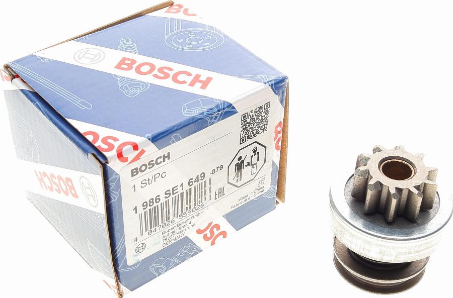 BOSCH 1 986 SE1 649 - Zobrats, Starteris ps1.lv