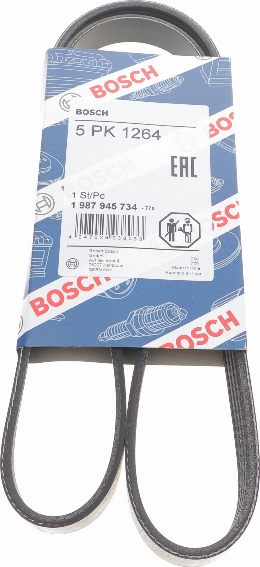 BOSCH 1 987 945 734 - Ķīļrievu siksna ps1.lv