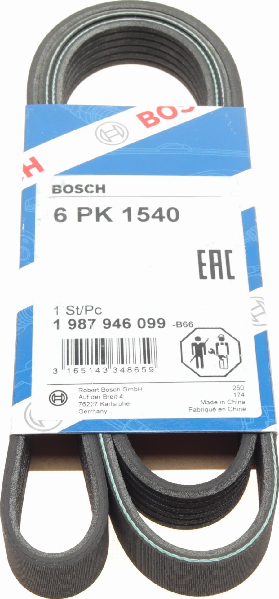 BOSCH 1 987 946 099 - Ķīļrievu siksna ps1.lv