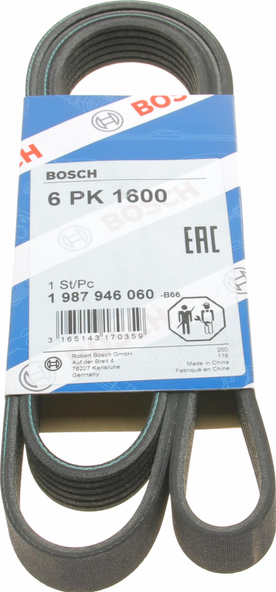 BOSCH 1 987 946 060 - Ķīļrievu siksna ps1.lv