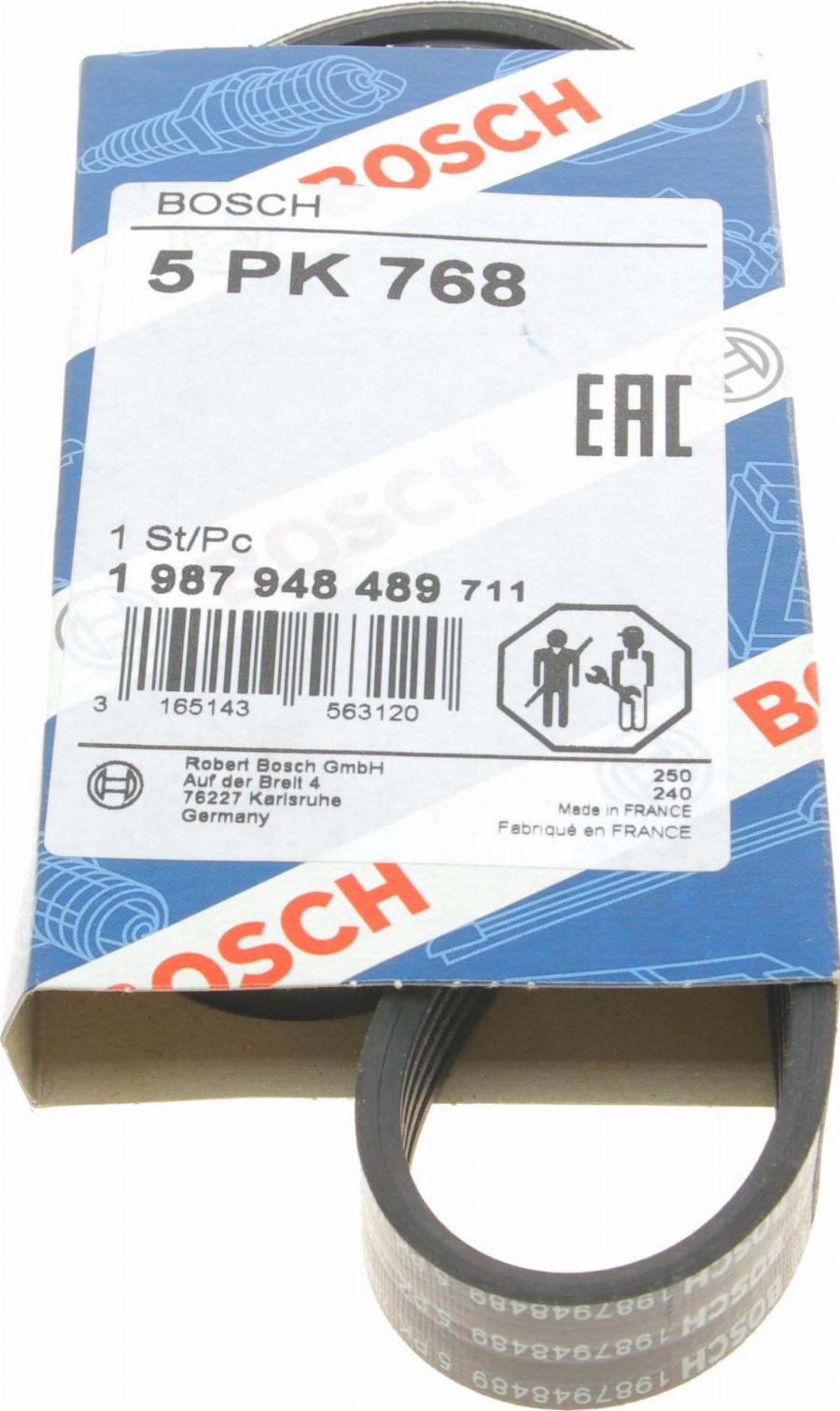 BOSCH 1 987 948 489 - Ķīļrievu siksna ps1.lv