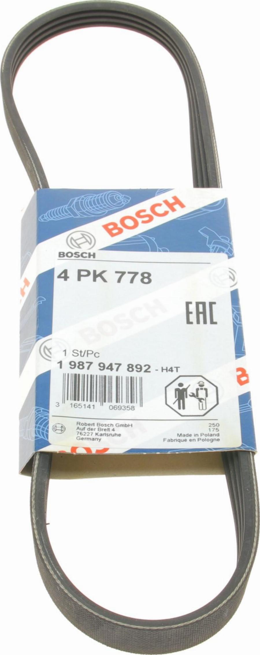 BOSCH 1 987 947 892 - Ķīļrievu siksna ps1.lv