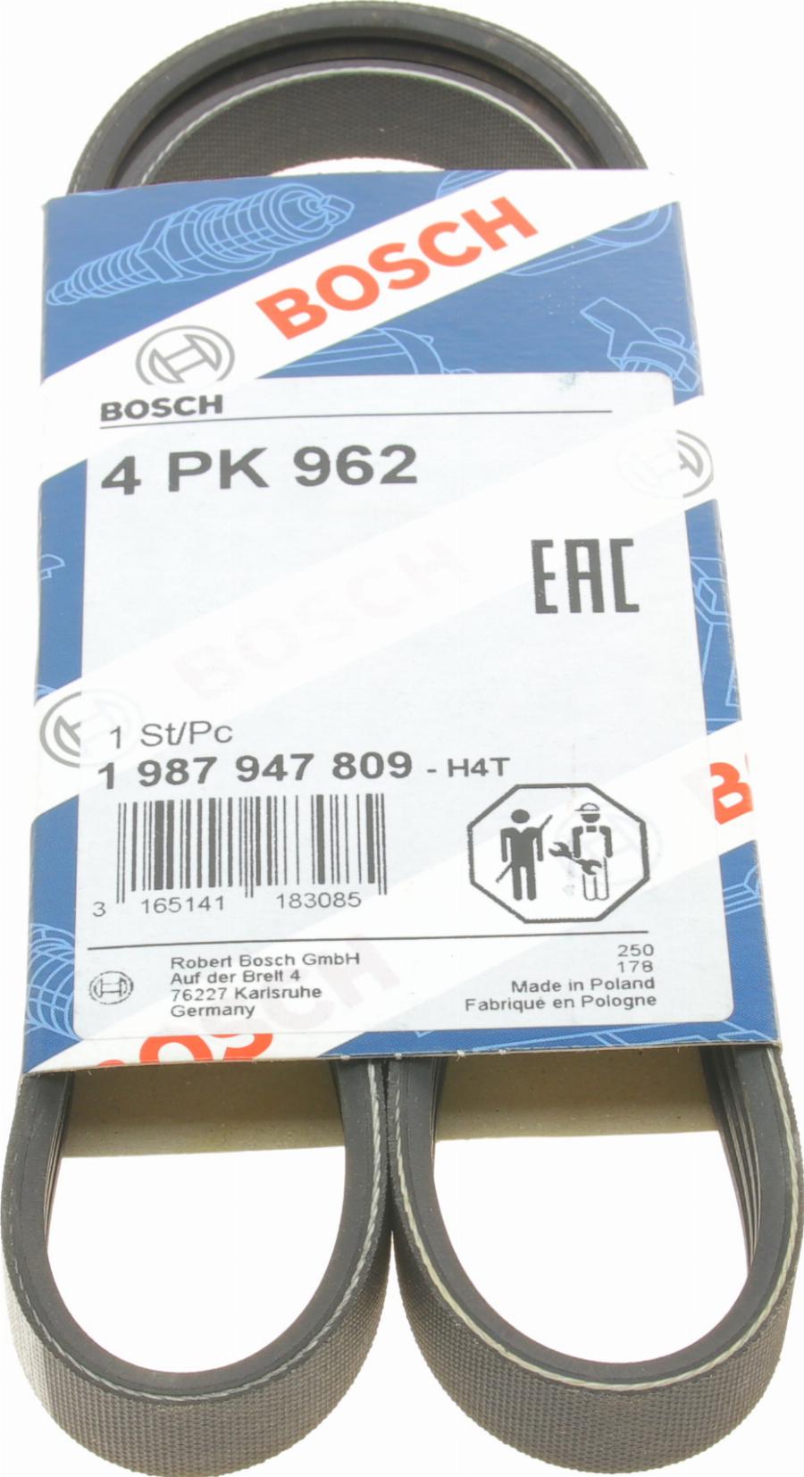 BOSCH 1 987 947 809 - Ķīļrievu siksna ps1.lv