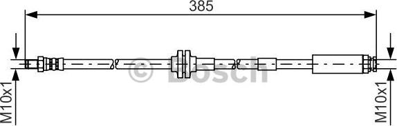 BOSCH 1 987 481 418 - Bremžu šļūtene ps1.lv