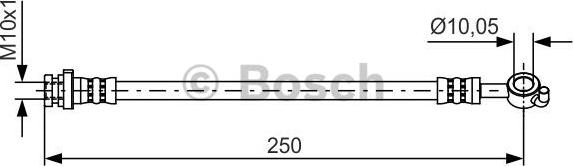 BOSCH 1 987 481 435 - Bremžu šļūtene ps1.lv