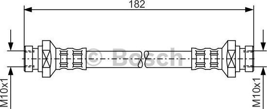 BOSCH 1 987 481 010 - Bremžu šļūtene ps1.lv