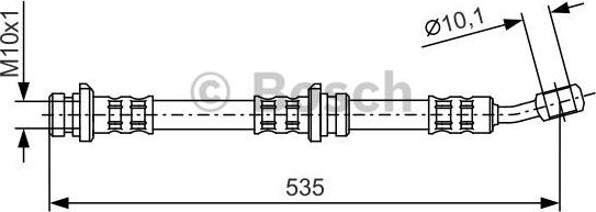 BOSCH 1 987 481 025 - Bremžu šļūtene ps1.lv