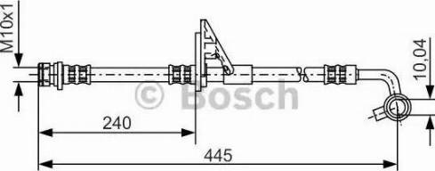 BOSCH 1 987 481 318 - Bremžu šļūtene ps1.lv