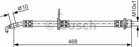 BOSCH 1 987 481 294 - Bremžu šļūtene ps1.lv