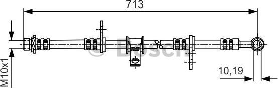 BOSCH 1 987 481 241 - Bremžu šļūtene ps1.lv